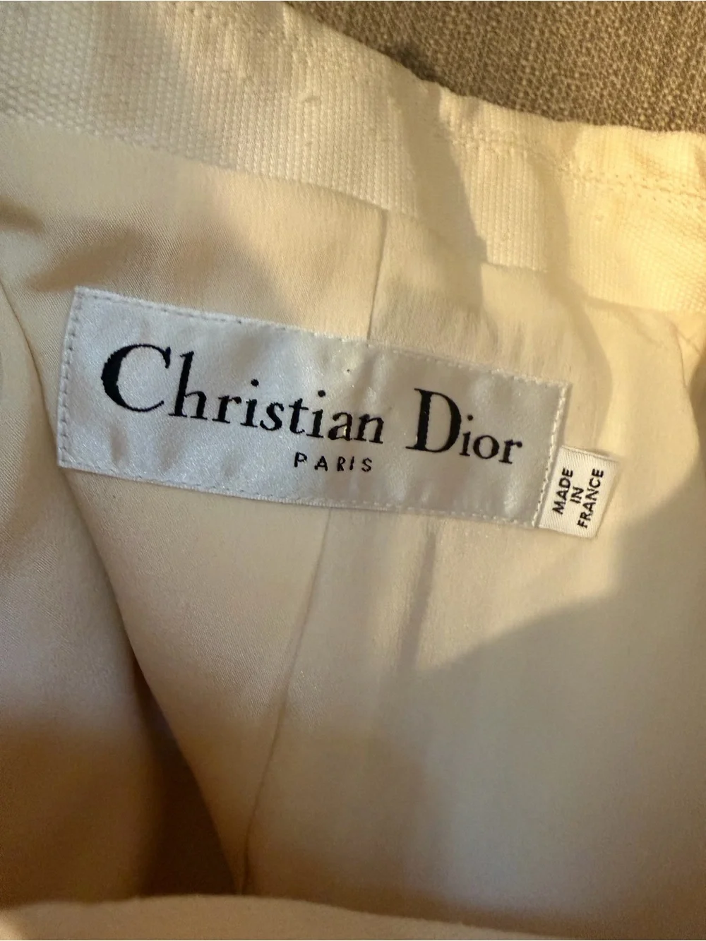 100% Authentic Dior Cotton Shantung Jacket